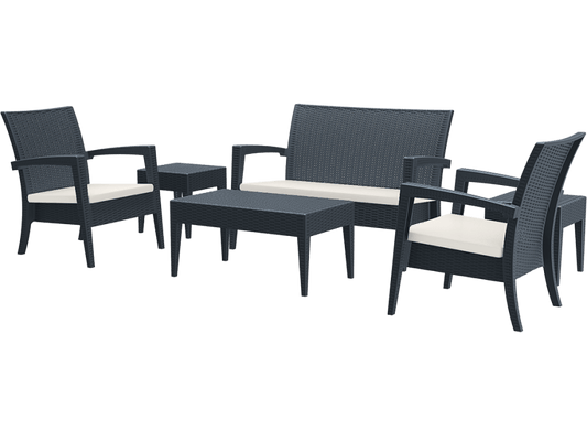 Tequila Lounge Set - Chocolate - No cushions