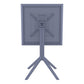 Sky Folding Table 60 Square - Anthracite
