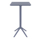 Sky Folding BAR Table 60 Square - White