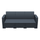 Mykonos Lounge Sofa XL - Silver Grey