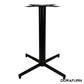Stockholm Bar Base - Round Pole - Black