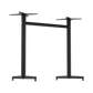 Stockholm Twin Base - Round Pole - Black