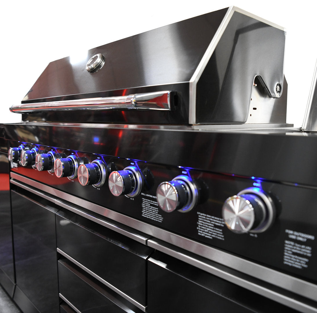 Kingsley 6 Burner Outdoor Kitchen BBQ Package High Grade #304 Stainless Steel