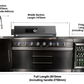 Kingsley 6 Burner Outdoor Kitchen BBQ Package High Grade #304 Stainless Steel