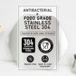 MOM'S STEEL Hexagon Stainless Steel Chopping Cutting Board Antibacterial Food Grade