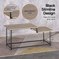Home Master Coffee Table 2 Tier Split Level Stylish Modern Design 1.09m