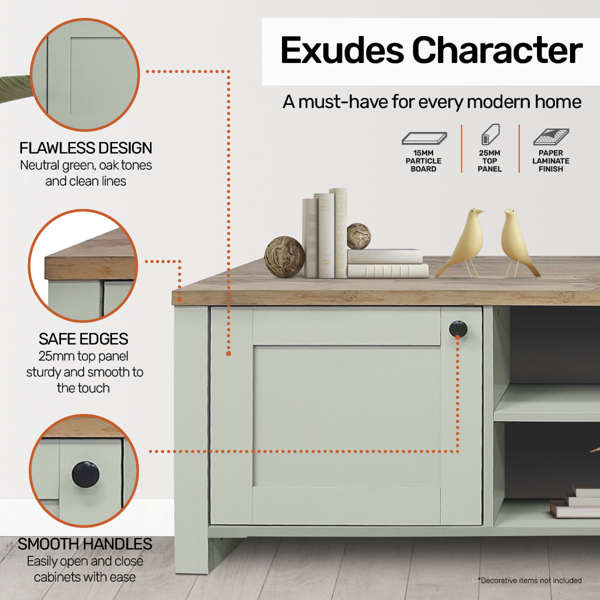 Home Master Winchester Two Tone TV Entertainment Unit Stylish Design 150cm