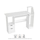 Home Master Computer/Work Desk Storage &amp; Shelving Spacious Modern 117 x 92cm