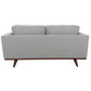 Petalsoft 2 Seater Sofa Fabric Uplholstered Lounge Couch - Grey