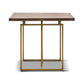 Tuberose 7pc Dining Set 180cm Table 6 Fabric Chair Solid Acacia Wood - Brown