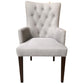 Florence  Carver Fabric Dining Chair French Provincial Solid Timber Wood