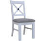 Beechworth Dining Chair Set of 2 Solid Pine Timber Wood Hampton Furniture - Grey