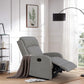 Maxcomfy Fabric Manual Recliner Lounge Arm Chair - Light Grey