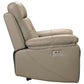 Kingsman 1 Seater Electric Recliner Sofa Genuine Leather Home Theater Lounge