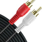 1.5M 2-RCA Male To Male Dual 2RCA Cable, 2 RCA Stereo Audio Cord Connector