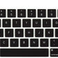 MacBook Pro 16 inch 2020 Release A2141 Matte Shell Case Keyboard Cover Touch Bar Clear