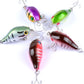 5x 5.5cm Popper Crank Bait Fishing Lure Lures Surface Tackle Saltwater
