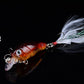 5x 4.5cm Popper Crank Bait Fishing Lure Lures Surface Tackle Saltwater