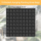 72 Pockets Wall Hanging Planter Planting Grow Bag Vertical Garden Vegetable Flower Black