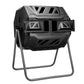 160L Large Outdoor Compost Bin Dual Chamber Tumbling Composter Tumbler Rotating