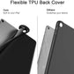 IPad 10.2 2019 7th Pencil Holder Slim Smart TPU Soft Edge Case Black