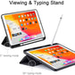 IPad 10.2 2019 7th Pencil Holder Slim Smart TPU Soft Edge Case Black
