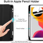 IPad 10.2 2019 7th Pencil Holder Slim Smart TPU Soft Edge Case Black