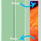 IPad 10.2 2019 7th Pencil Holder Slim Smart TPU Soft Case Green