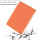 IPad 10.2 2019 7th Pencil Holder Slim Smart TPU Soft Case Orange