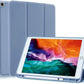 IPad 10.2 2019 7th Pencil Holder Slim Smart TPU Soft Case Lavender Color