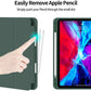 iPad Pro 11 Inch 2020 Soft Tpu Smart Premium Case Auto Sleep Wake Stand Cover Pencil holder Dark Green
