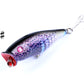 5X 7.5cm Popper Poppers Fishing Lure Lures Surface Tackle Fresh Saltwater