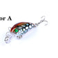 6x 4.5cm Popper Crank Bait Fishing Lure Lures Surface Tackle Saltwater