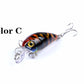 6x 4.5cm Popper Crank Bait Fishing Lure Lures Surface Tackle Saltwater