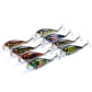 8x Popper Poppers 4.8cm Fishing Lure Lures Surface Tackle Fresh Saltwater