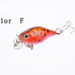 6x 4.5cm Popper Crank Bait Fishing Lure Lures Surface Tackle Saltwater