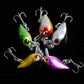 5x 3cm Popper Crank Bait Fishing Lure Lures Surface Tackle Saltwater