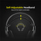 Rainbow Light Gaming Headset Flexible Microphone 7-Color Rainbow LED Lamp