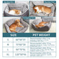 Sofa-Style Dog Bed Waterproof Washable Soft High Back Comfy Sleeping Kennel M