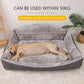 Sofa-Style Dog Bed Waterproof Washable Soft High Back Comfy Sleeping Kennel XL