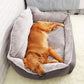 Sofa-Style Dog Bed Waterproof Washable Soft High Back Comfy Sleeping Kennel XL