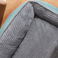 Large Pet Dog Bed Soft Warm Removable Washable High Back Mattress Puppy Mat M