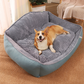 Large Pet Dog Bed Soft Warm Removable Washable High Back Mattress Puppy Mat M