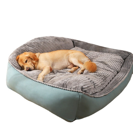 Large Pet Dog Bed Soft Warm Removable Washable High Back Mattress Puppy Mat XL