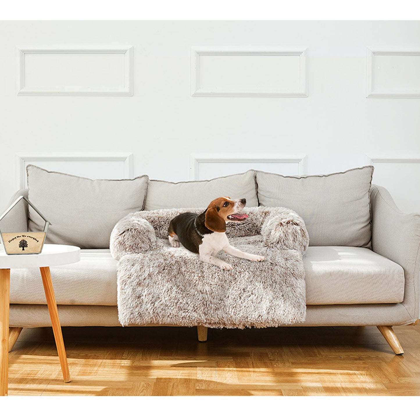 PawFriends Pet Sofa Bed Dog Calming Sofa Cover Protector Cushion Plush Mat XL
