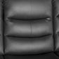 3+2+1 Seater Recliner Sofa In Faux Leather Lounge Couch in Black