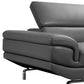 5 Seater Lounge Set Grey Colour Leatherette Corner Sofa for Living Room Couch with Chaise