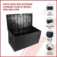 Patio Deck Box Outdoor Storage Plastic Bench Box 450 Litre