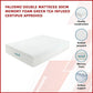 Palermo Double Mattress 30cm Memory Foam Green Tea Infused CertiPUR Approved