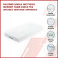 Palermo Single Mattress Memory Foam Green Tea Infused CertiPUR Approved